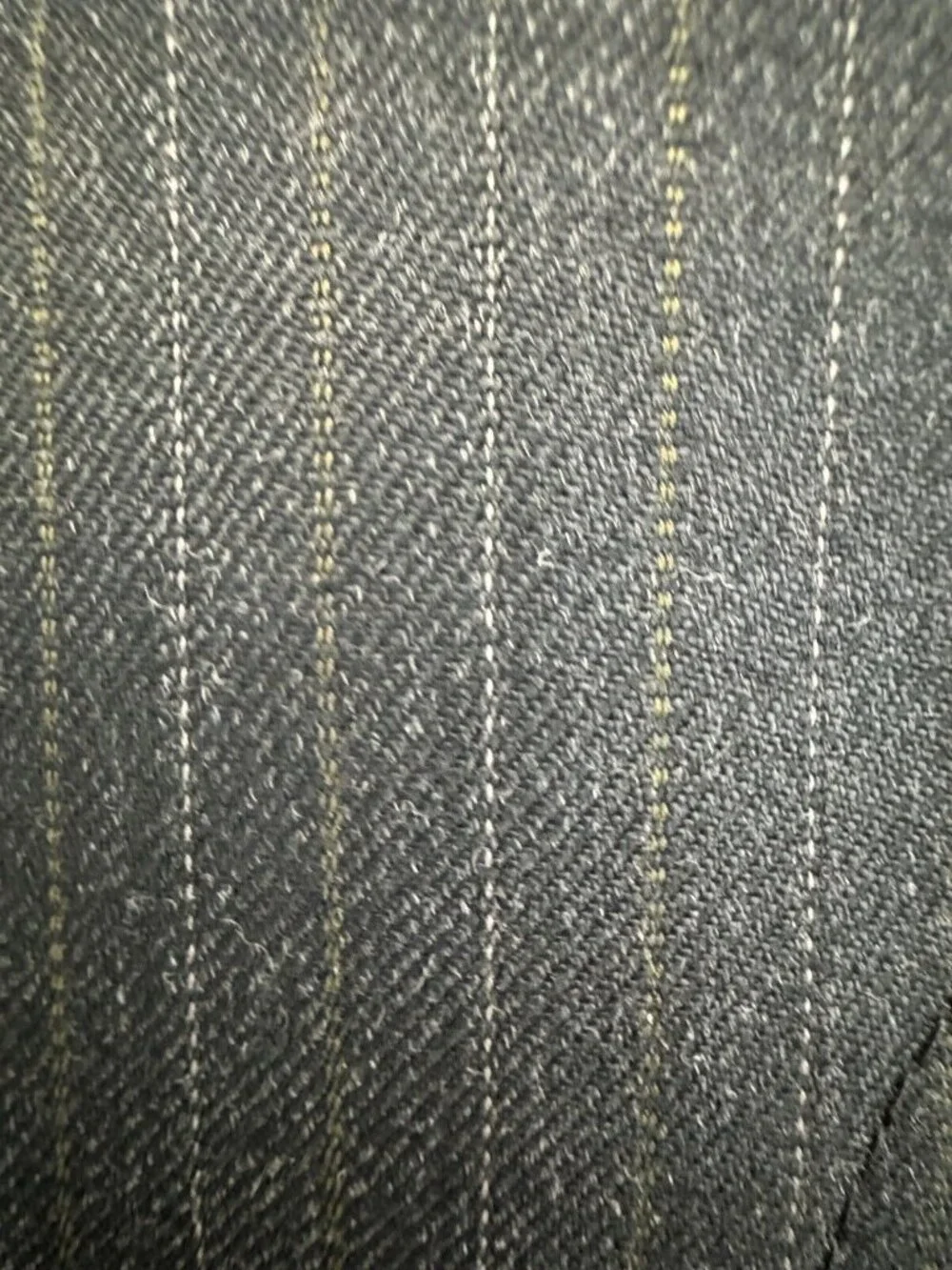 Tommy Hilfiger Mens Gray Pinstripe Wool Suit 43L W37 Colombia Business Office - Picture 11 of 11